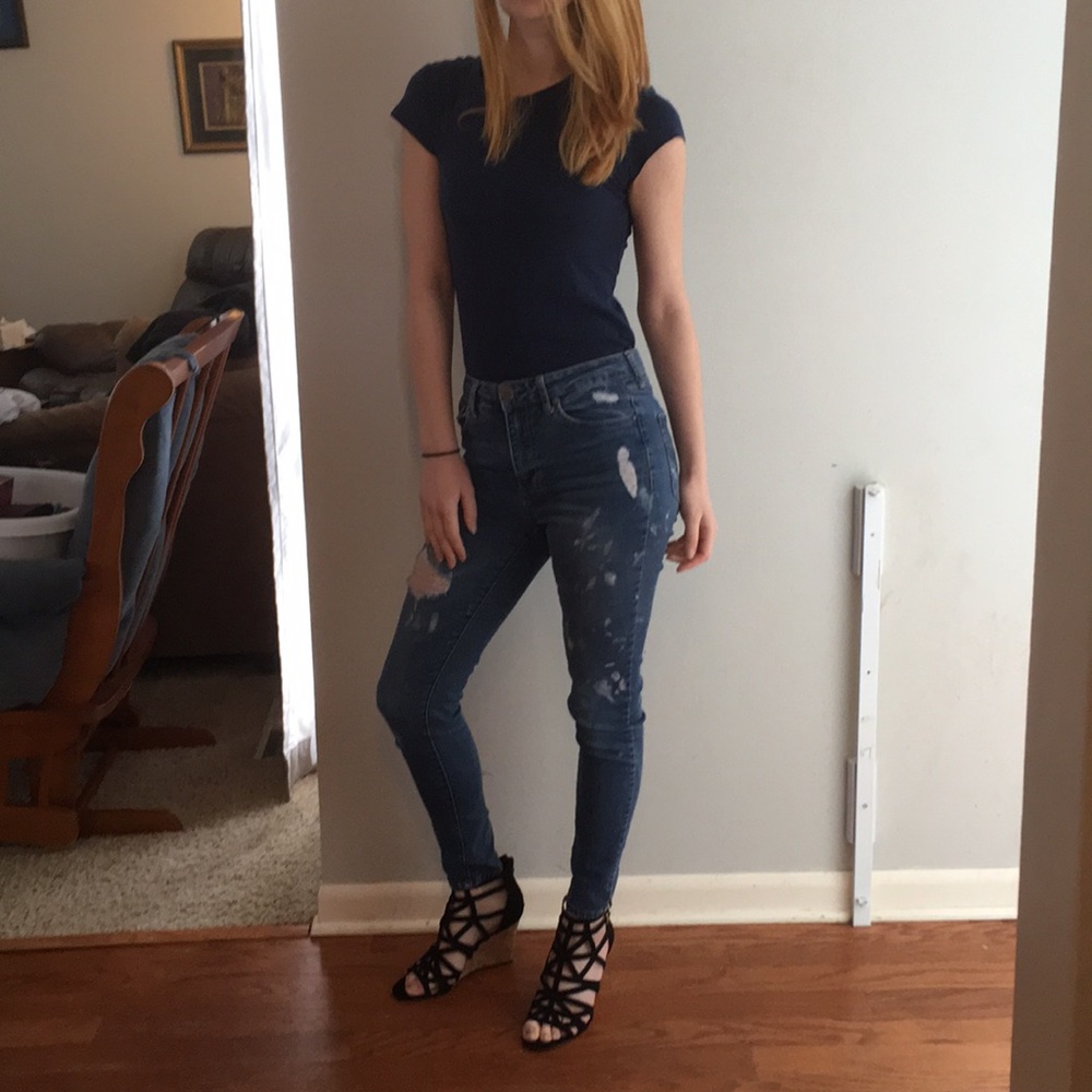 Navy blue shirt